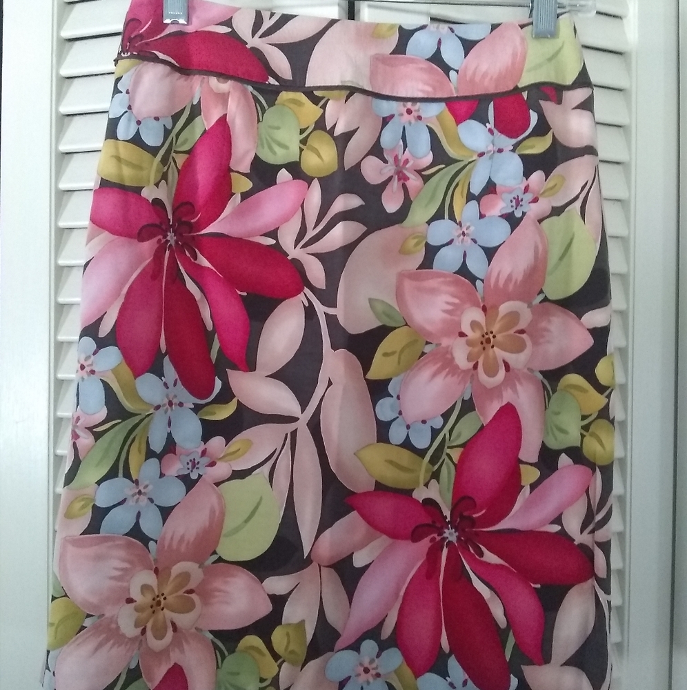 Talbots Tropical Skirt